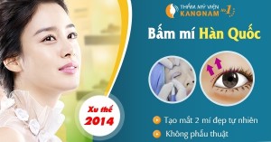 Thẩm mỹ mắt 2 mí vĩnh viễn tại TMV Kangnam hết bao nhiêu tiền?
