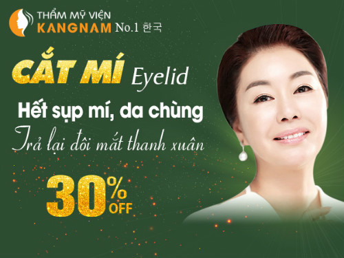 Ưu đãi Sốc: OFF 30% Hết da chùng, sụp mí mắt - Trả lại đôi mắt tuổi thanh xuân88999