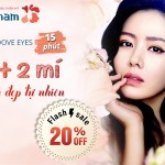 Sale OFF 20% Bấm mí – 15 phút tạo mắt 2 mí to tròn tự nhiên